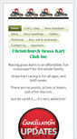 Mobile Screenshot of christchurchgrasskarts.com