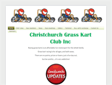 Tablet Screenshot of christchurchgrasskarts.com